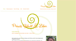 Desktop Screenshot of praxis-geburt-und-leben.de